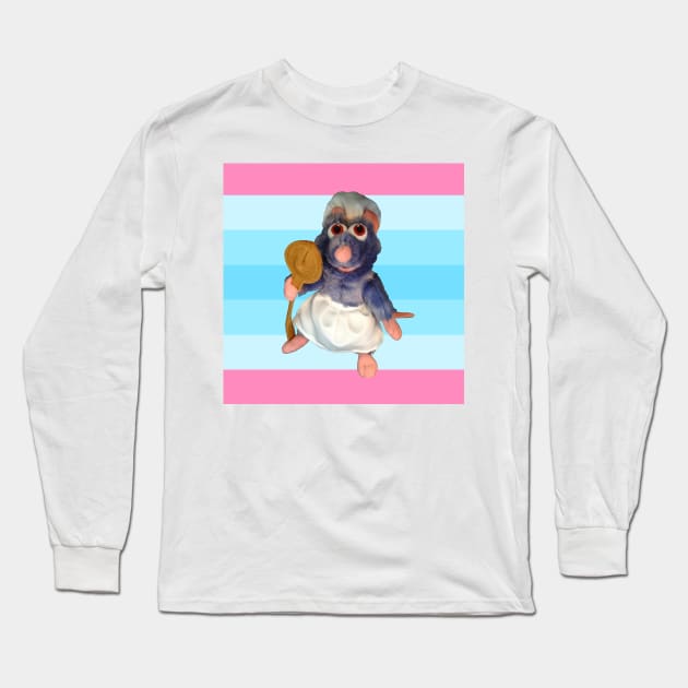 ratatouille transmasc rights Long Sleeve T-Shirt by casserolestan